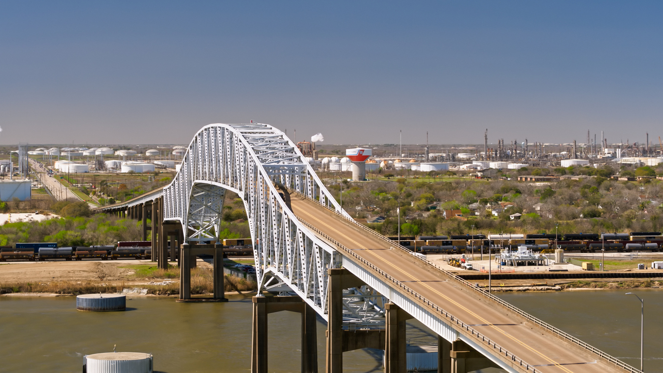 Panoramic Image of Port Arthur, TX